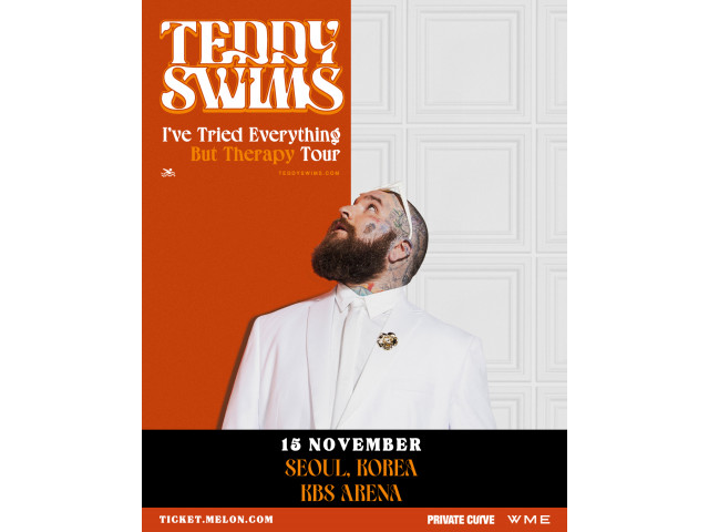 [공연안내] 테디 스윔스 첫 단독 내한공연 <TEDDY SWIMS I've Tried Everything But Therapy Tour>